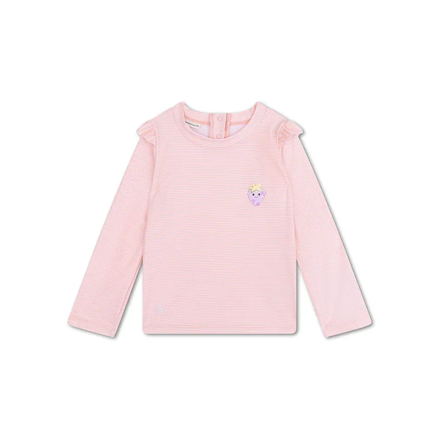 Blackberry | Pink UV Swim Shirt with Long Sleeves