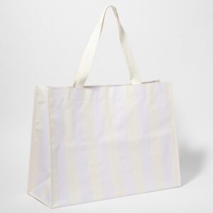 Bolsa de Playa Sunnylife 'Rio Sun' Rayas Lilas
