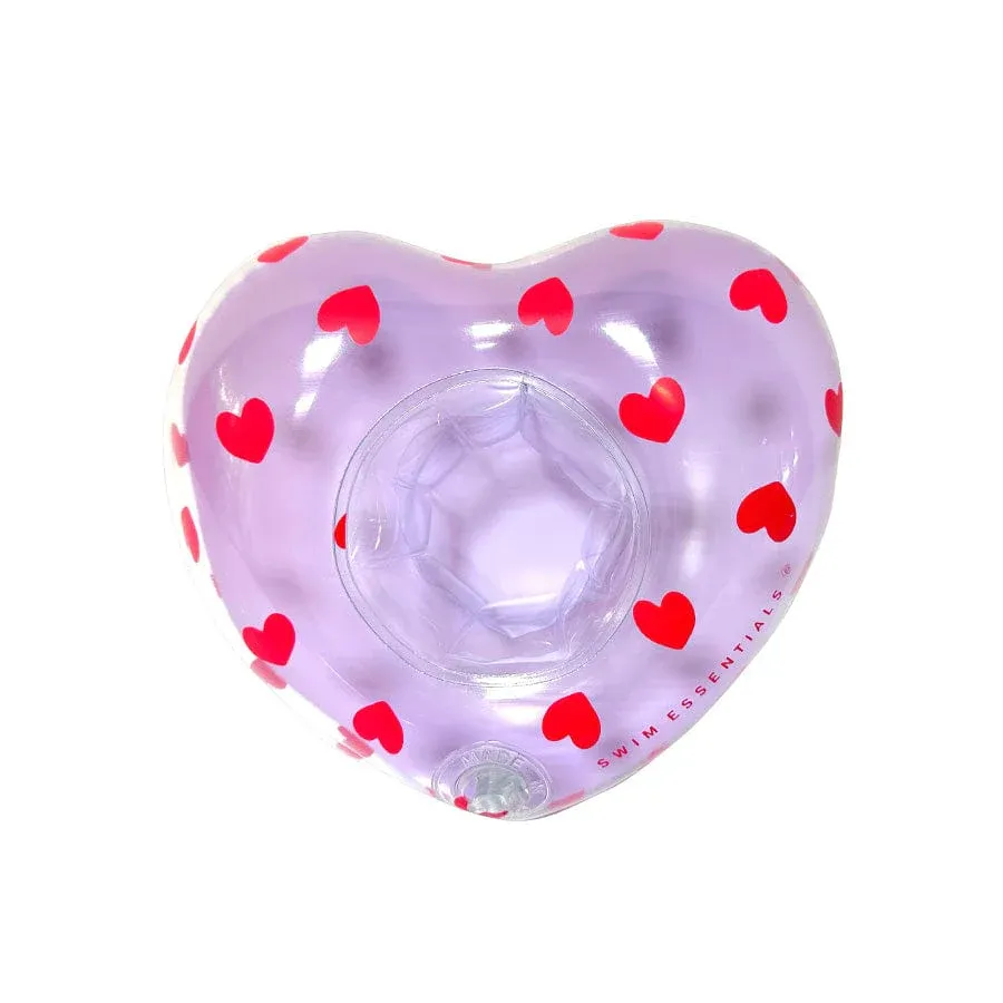 Sweet Hearts | Lila Inflatable Cup Holder Heart
