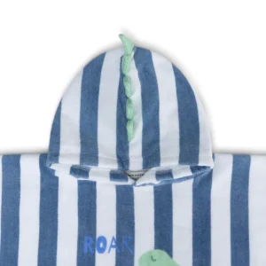 Dino | Blue Cotton Beach Poncho 65 x 65 cm