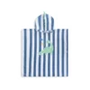 Dino | Blue Cotton Beach Poncho 65 x 65 cm