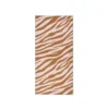 Vibrant Stripes | Orange/White Microfiber Towel 135 x 65 cm