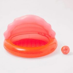 Kiddy Pool Sunnylife Shell Neon Coral