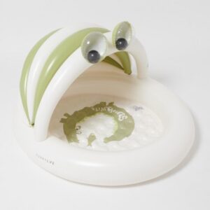 Kids Inflatable Pool Cookie the Croc Khaki