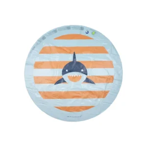 Tropical Shark | Multicolored playmat water Ø 150 cm