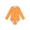 Orange Kiss | Orange UV swimsuit for girls with long sleeves