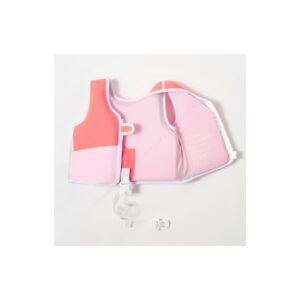 Melody the Mermaid Swim Vest 3-6 Neon Strawberry