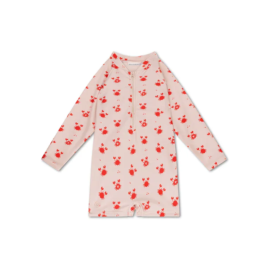 Crabby | Beige/Red Swimwear for Boys