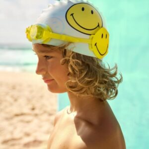 Smiley Sunnylife Swimming Cap