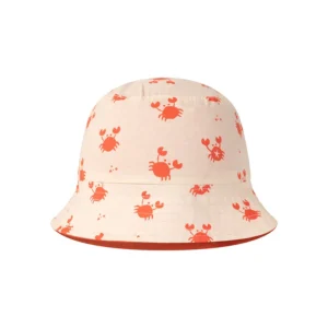 Crabby | Beige/Red UV Reversible Sun Hat