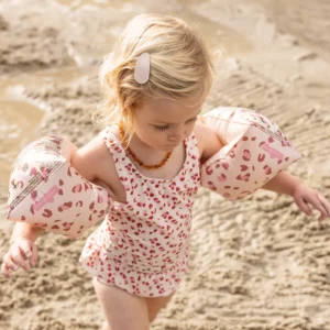 Leopard | Old Pink Swim Arm Bands 0-2 years