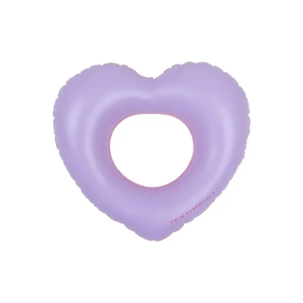 Iconic Tones | Purple/Red Heart Swim Ring Ø 90 cm