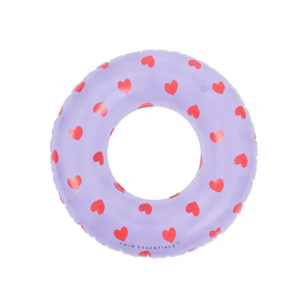 Sweet Hearts | Lila Swim Ring Ø 90 cm