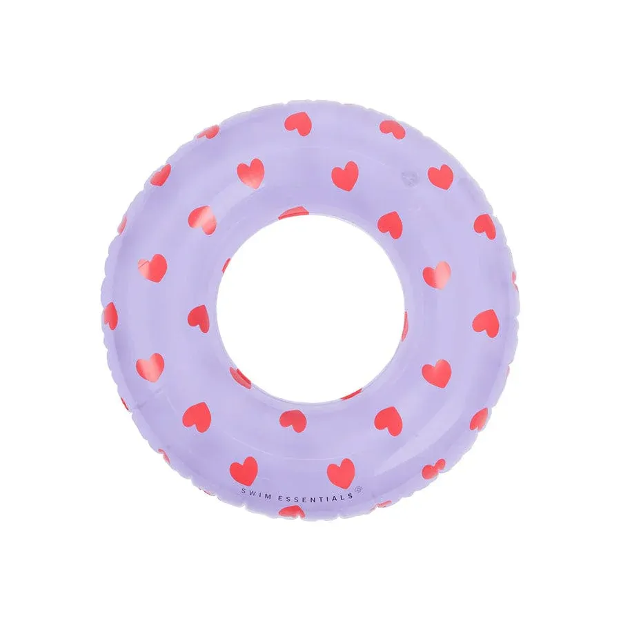 Sweet Hearts | Lila Swim Ring Ø 90 cm