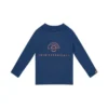 Pure Tones | Dark Blue UV Swim Shirt with Long Sleeves