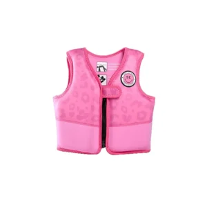 Leopard | Pink Swim Vest 2-3 years