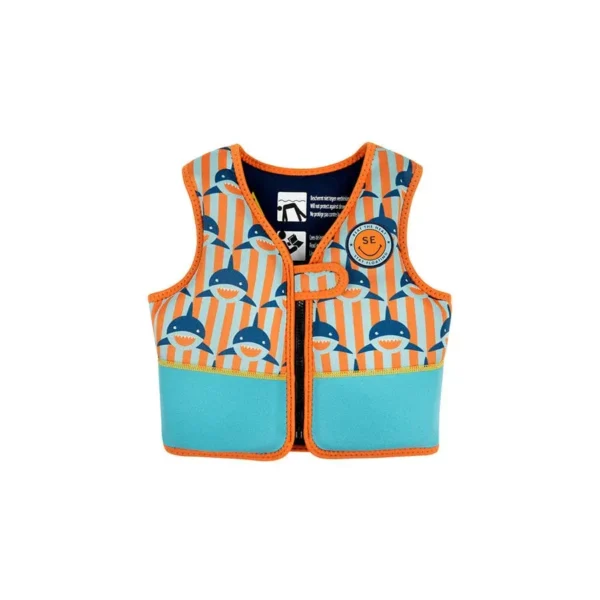 Tropic Shark | Multicolored Swim Vest 2-3 years