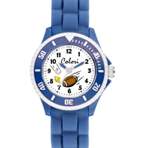 Colori children's watch 30MM blue/white sport 5ATM