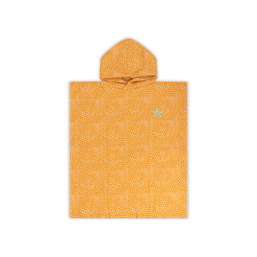 Dots | Orange Beach poncho 52 x 52 cm