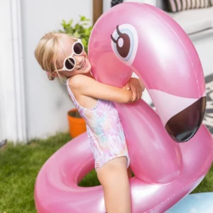 Dreamscape | Pink Flamingo Swim Ring Ø 95 cm