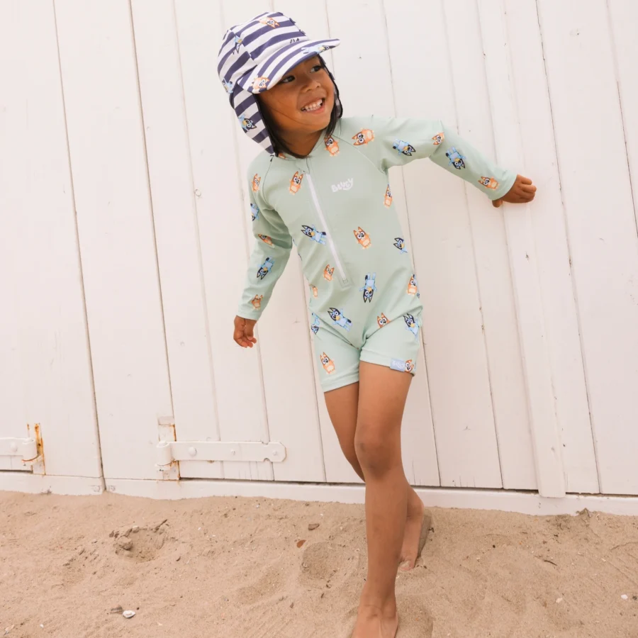 Bluey Swimsuit Green | UV boys
