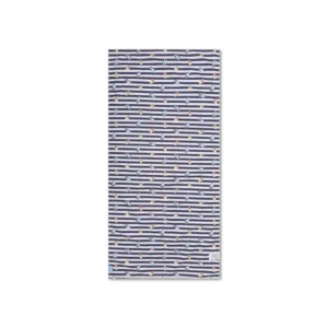 Bluey Beach Towel | Blue/White Cotton 135 x 65 cm