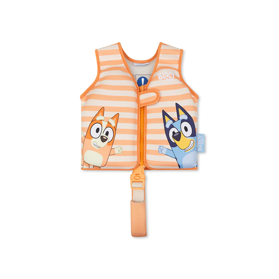 Bluey Swim Vest | Orange 3-6 Years