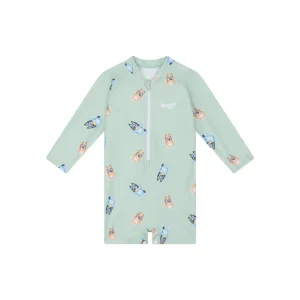 Bluey Swimsuit Green | UV boys