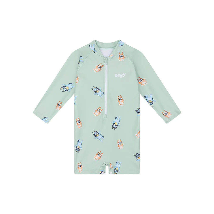Bluey Swimsuit Green | UV boys