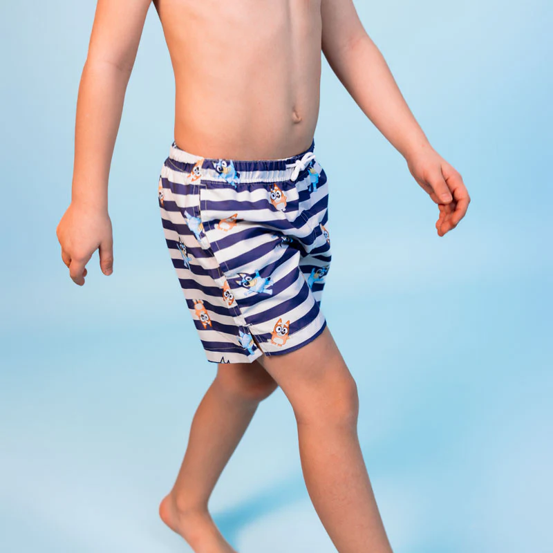 Bluey Swim Shorts | Blue/White UV Boys