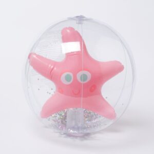 3D Inflatable Beach Ball – Ocean Treasure Rose