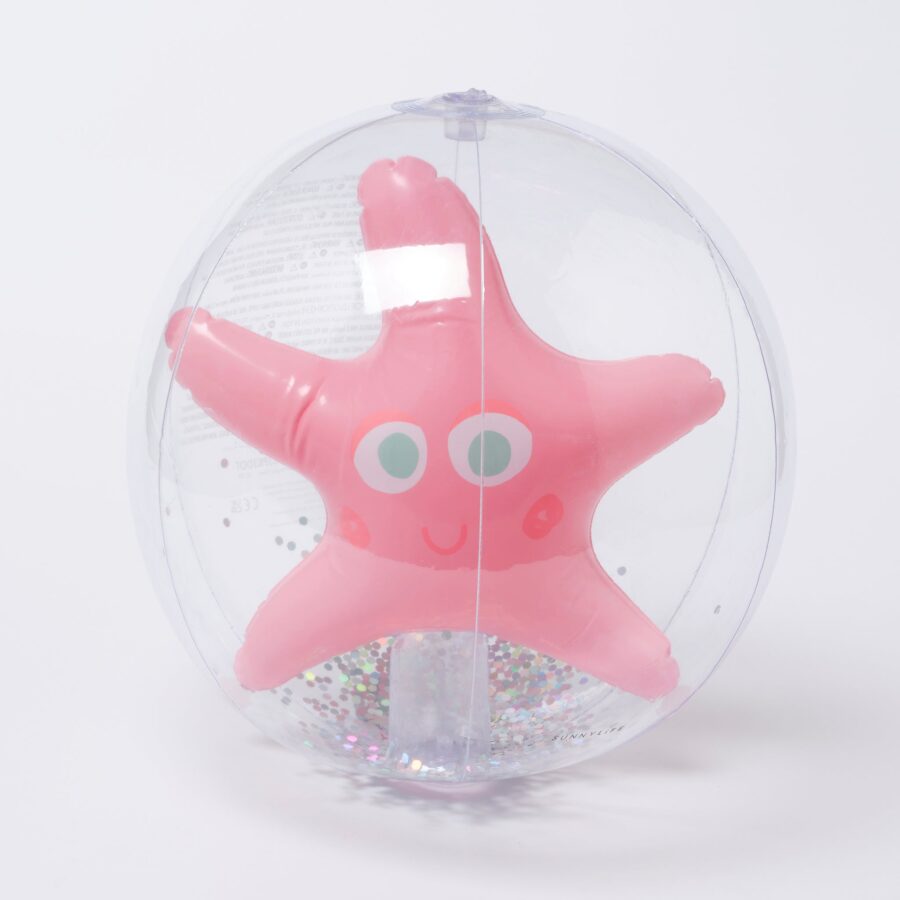 3D Inflatable Beach Ball – Ocean Treasure Rose