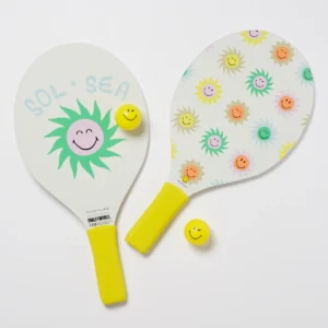 Beach Bat Smiley World Sol Sea