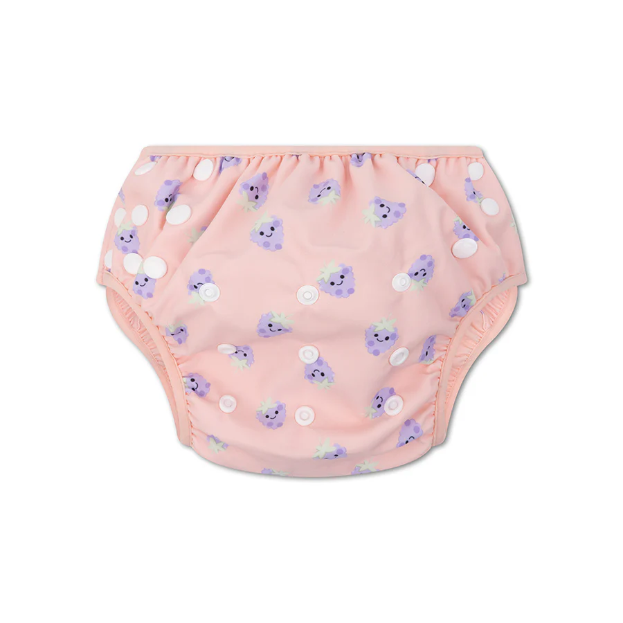 Blackberry | Pink/Purple Washable Swim Diaper