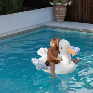 Kids Ride-On Float - Sammy the Seagull Blue Stripe