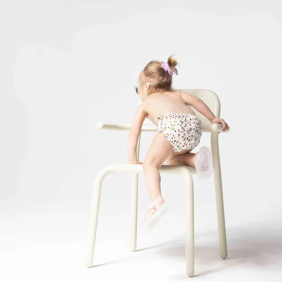 Leopard | Kaki Washable Swim Diaper