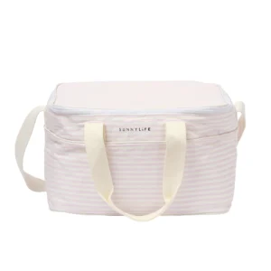 Light Cooler Bag Lazy Days Pink Stripe