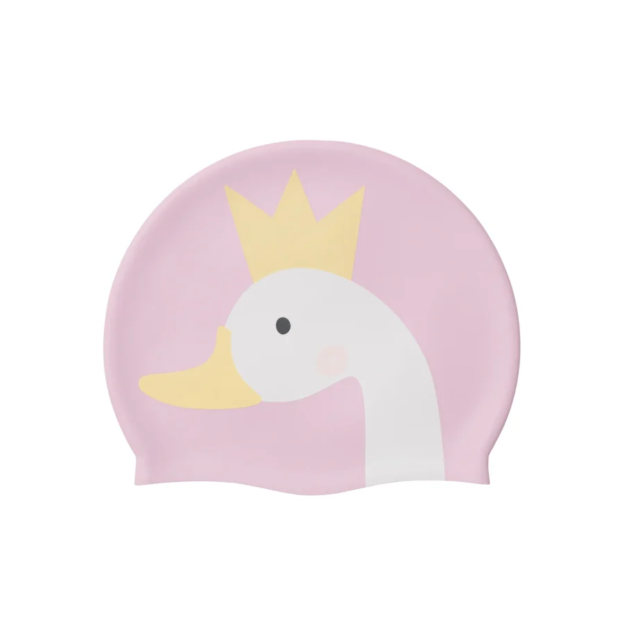 KIDS SWIMMING CAP PRINCESS SWAN MULTI