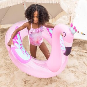 Kid's Flamingo Swim Ring Ø 104 cm