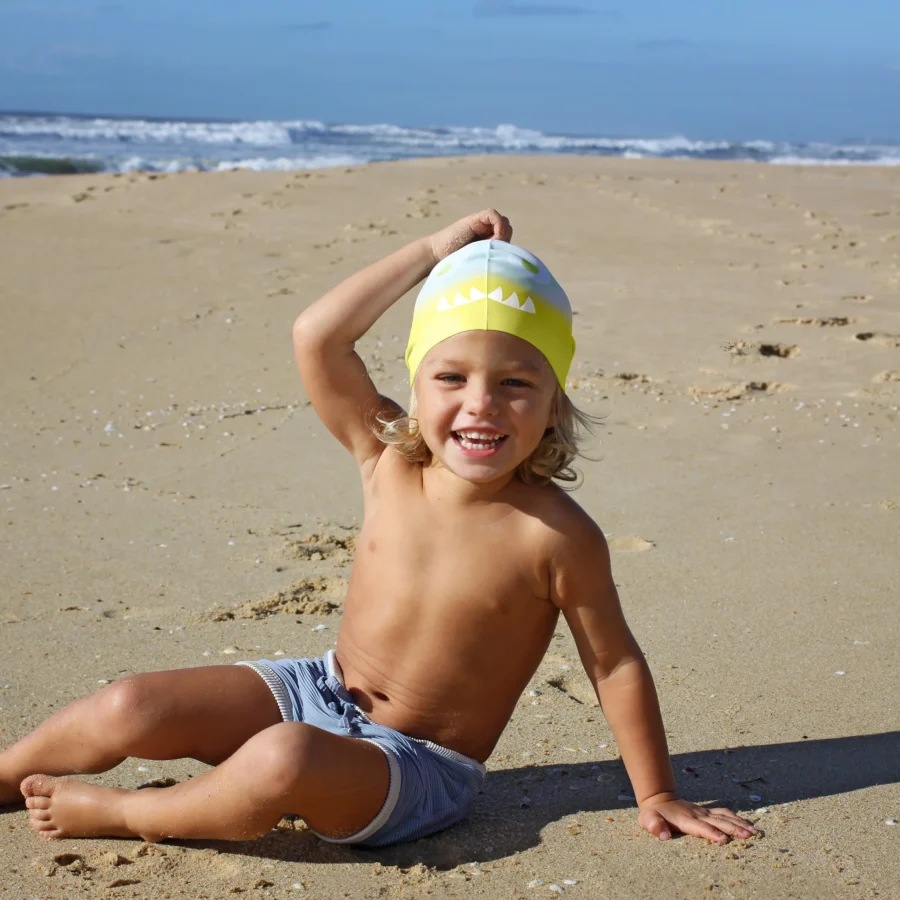 Kids Swimming Cap Shark Tribe