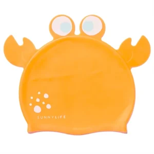 Swimming Cap Sonny the Sea Creature Neon Orange