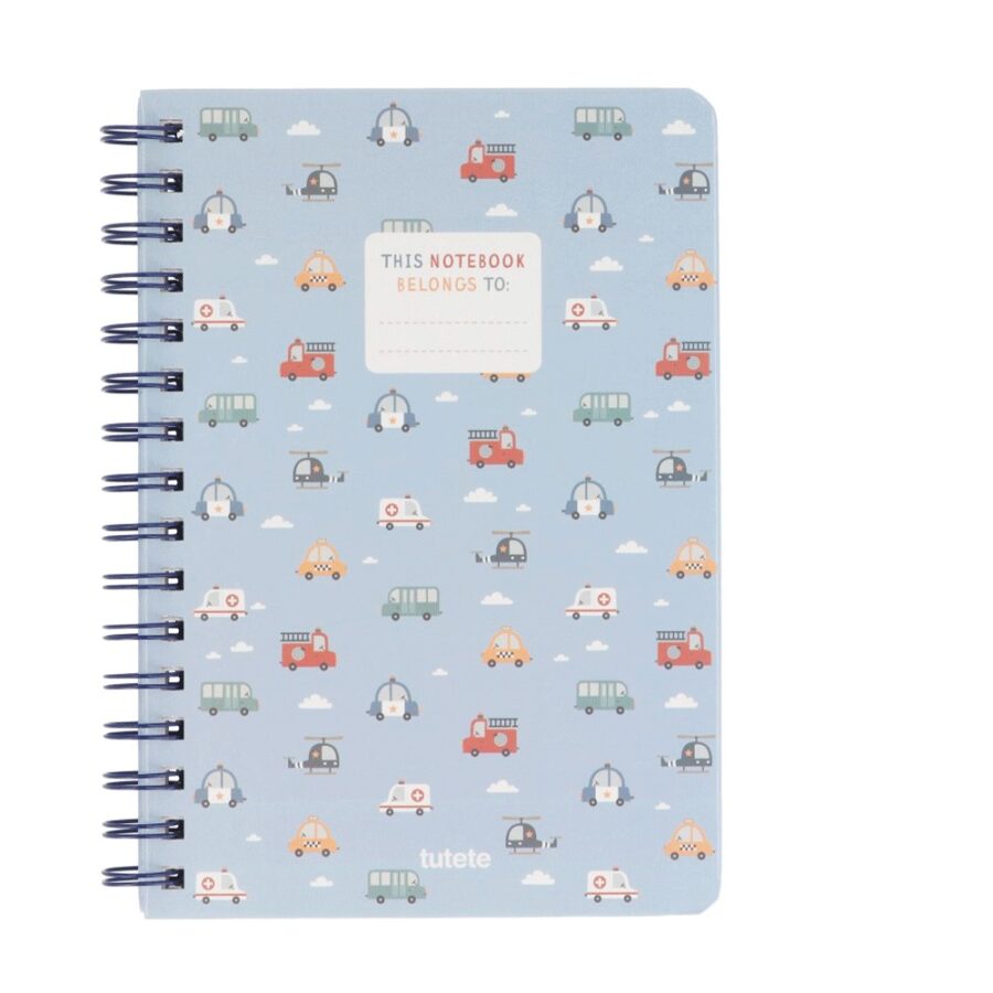 School Notebook City Cars