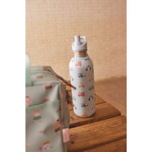 Steel Bottle with City Cars Sleeve 750ml