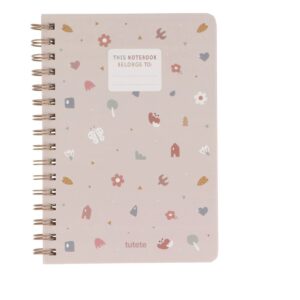 Geometric Nature School Notebook