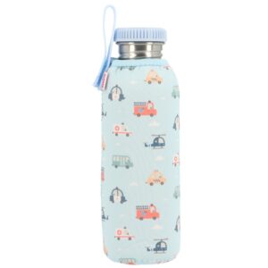 Steel Bottle with City Cars Sleeve 750ml