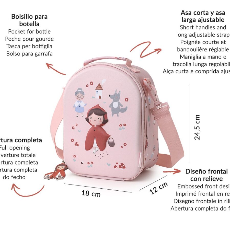 3D Insulated Snack Bag Little Red