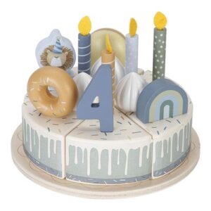 Wooden Birthday Cake - Blue - Essentials