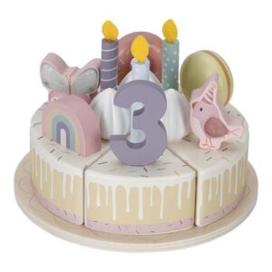 Wooden Birthday Cake - Pink - Essentials
