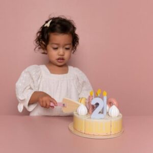 Wooden Birthday Cake - Pink - Essentials
