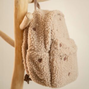Teddy backpack taupe